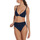 Kleidung Damen Bikini Ober- und Unterteile Lisca Verstellbare Träger-Badeanzug-Top mit Armatur Santorini Blau
