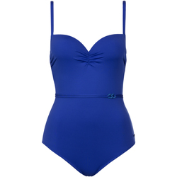 Kleidung Damen Badeanzug Lisca Vorgeformter einteiliger Badeanzug Palma Blau