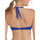 Kleidung Damen Bikini Ober- und Unterteile Lisca Neckholder-Badeanzug-Top mit Armatur Palma Blau