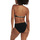Kleidung Damen Bikini Ober- und Unterteile Lisca Vorgeformtes Verstellbare Träger-Badeanzugoberteil Kefalonia Schwarz