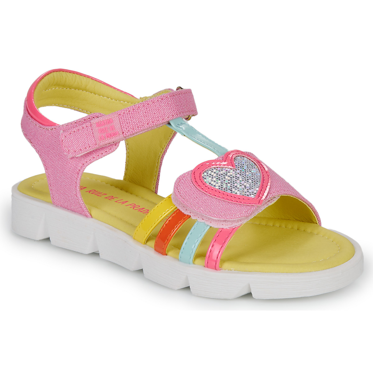 Schuhe Mädchen Sandalen / Sandaletten Agatha Ruiz de la Prada SMILEN Rosa