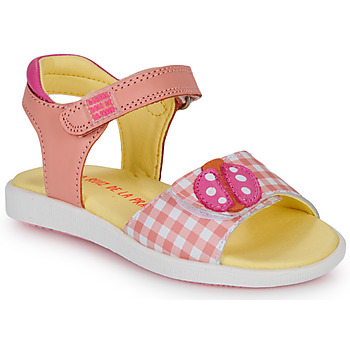 Schuhe Mädchen Sandalen / Sandaletten Agatha Ruiz de la Prada AITANA Weiss / Rosa