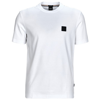 Kleidung Herren T-Shirts BOSS TIBURT 278 Weiss