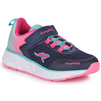 Schuhe Mädchen Sneaker Low Kangaroos K-OK Swirl EV Marine / Rosa