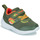 Schuhe Jungen Sneaker Low Kangaroos KY-Moon EV Olive / Orange