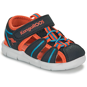 Schuhe Jungen Sportliche Sandalen Kangaroos K-Grobi Marine / Orange