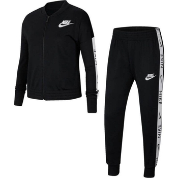 Kleidung Mädchen Jogginganzüge Nike G NSW TRK SUIT TRICOT Schwarz