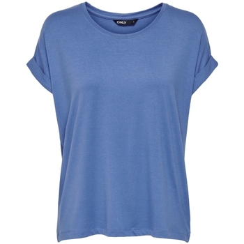 Only Noos Top Moster S/S - Blue Yonder Blau