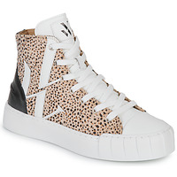 Schuhe Damen Sneaker High Vanessa Wu PINA Weiss / Leopard