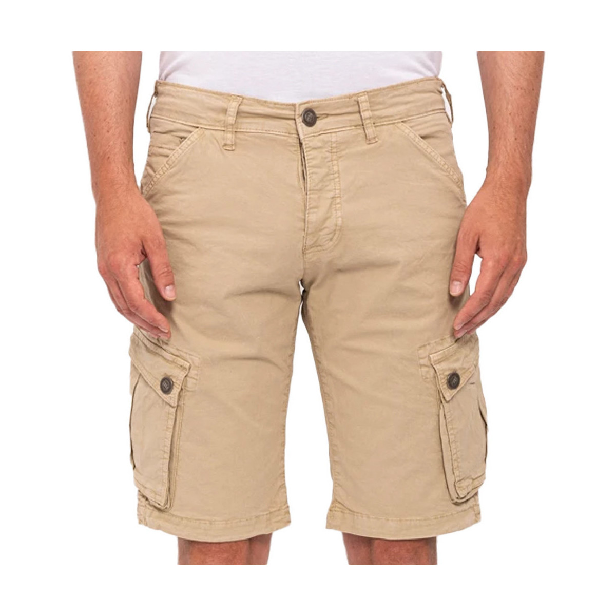 Kleidung Herren Shorts / Bermudas Paname Brothers PB-BETTY Beige