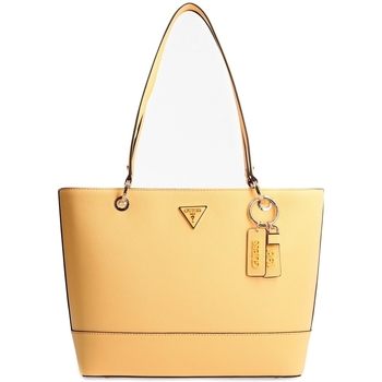 Taschen Damen Handtasche Guess Cabas noelle breloque logo Gelb