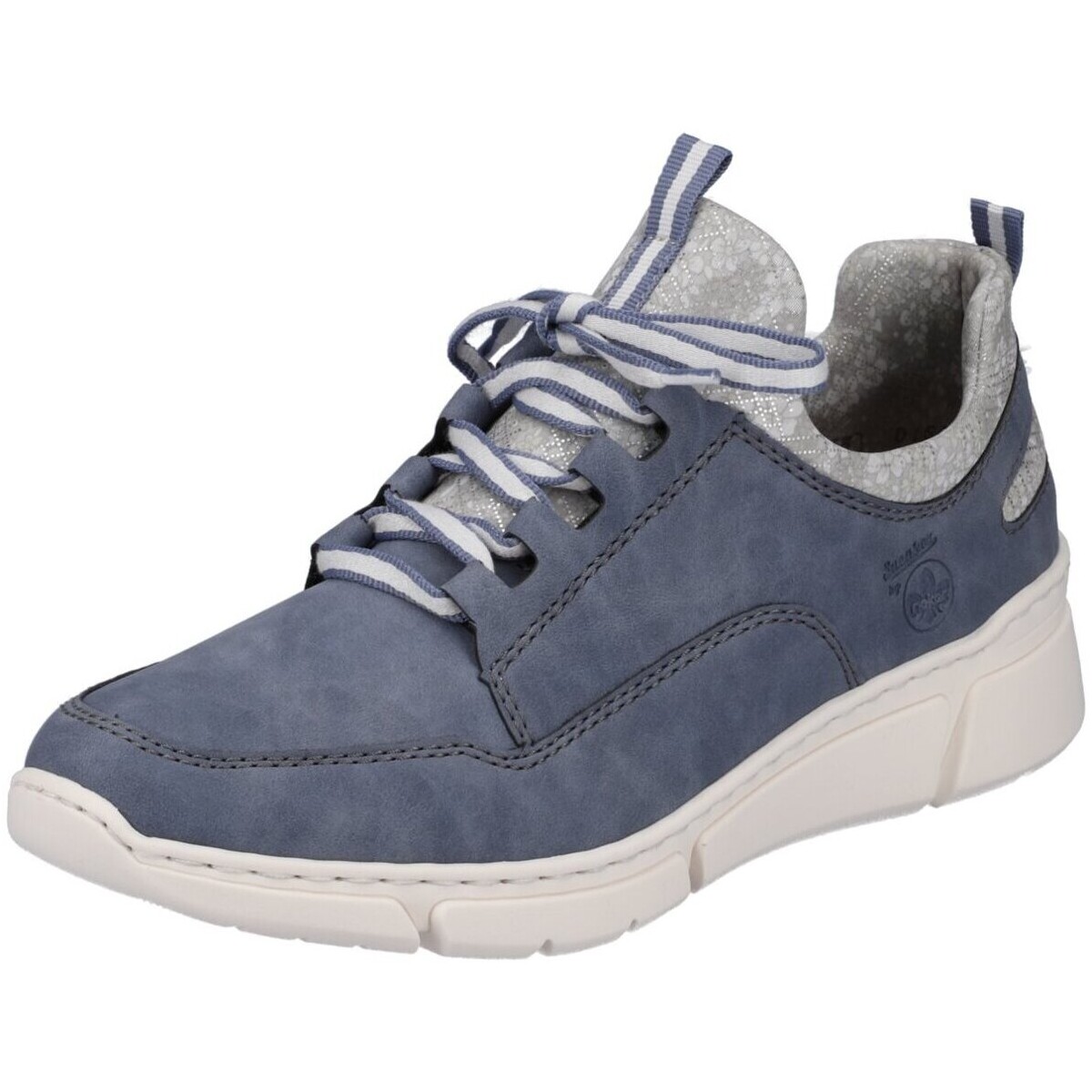 Schuhe Damen Derby-Schuhe & Richelieu Rieker Schnuerschuhe M0151-10 Blau