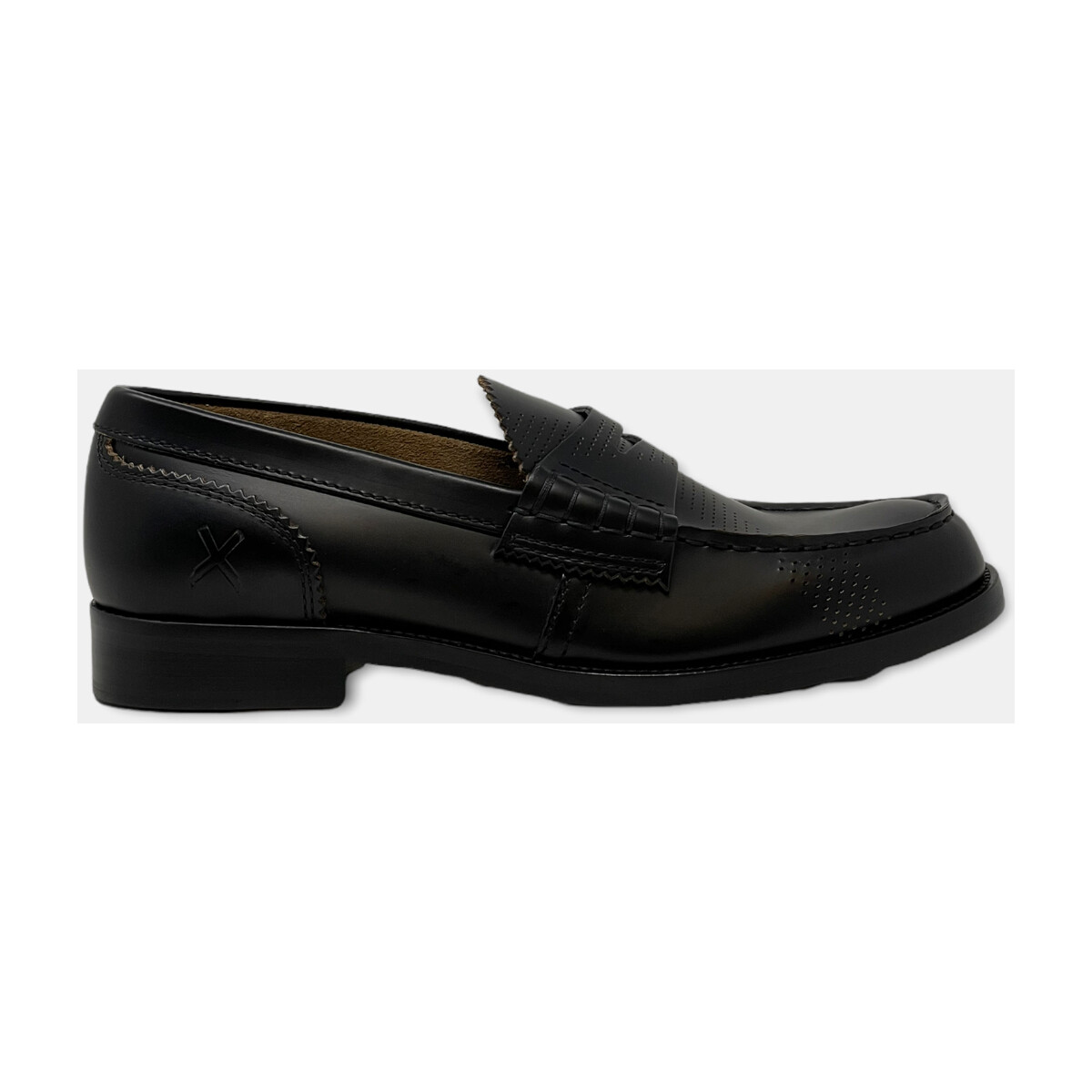 Schuhe Damen Slipper College 12801 BLACK Schwarz
