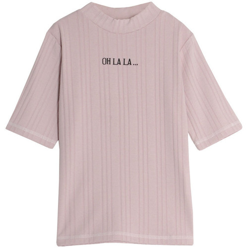 Kleidung Mädchen T-Shirts & Poloshirts Teddy Smith 51005495D Rosa