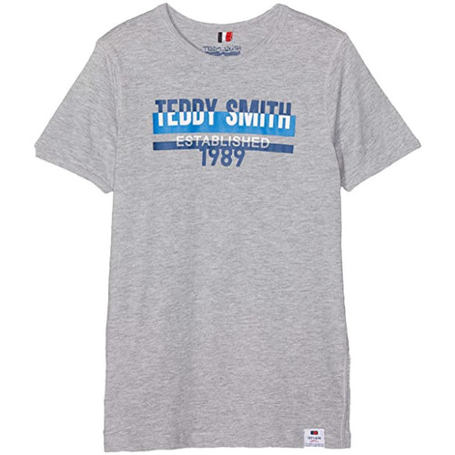 Kleidung Jungen T-Shirts & Poloshirts Teddy Smith 61006028D Grau