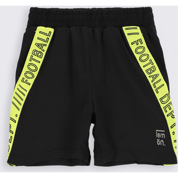 Kleidung Jungen Hosen Lemon Shorts für Jungen Trainingshosen Schwarz
