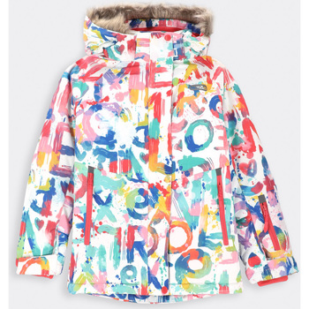 Kleidung Mädchen Jacken Lemon Skijacke für Mädchen mit DWR-Beschichtung und Kapuze Multicolor