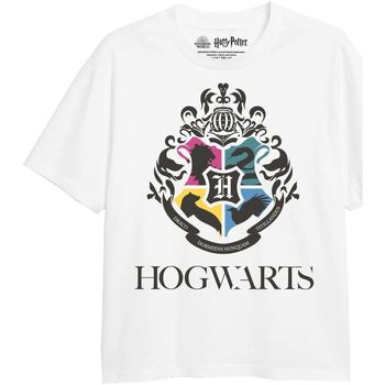 Kleidung Mädchen Langarmshirts Harry Potter  Weiss