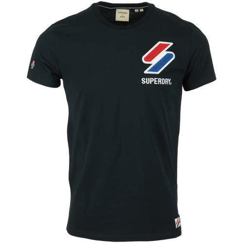 Kleidung Herren T-Shirts Superdry Sportstyle Chenille Tee Blau