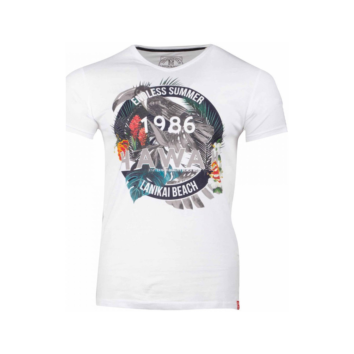 Kleidung Herren T-Shirts & Poloshirts La Maison Blaggio MB-MANDOR Weiss