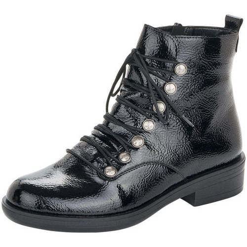 Schuhe Damen Low Boots Remonte  Schwarz