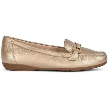 Schuhe Damen Ballerinas Geox  Gold