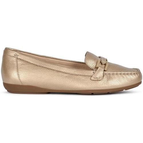 Schuhe Damen Ballerinas Geox  Gold