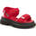 Schuhe Damen Sportliche Sandalen Keddo  Rot