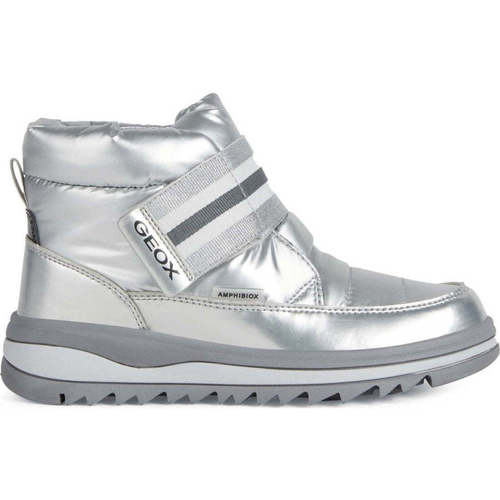 Schuhe Mädchen Boots Geox  Silbern
