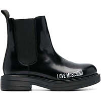 Schuhe Damen Low Boots Love Moschino  Schwarz
