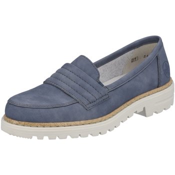 Schuhe Damen Slipper Rieker Slipper 54855-10 Blau
