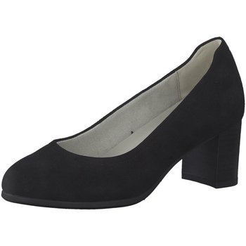 Schuhe Damen Pumps Tamaris Woms Court Shoe BLACK SUEDE 8-8-82401-20/005 005-005 Schwarz