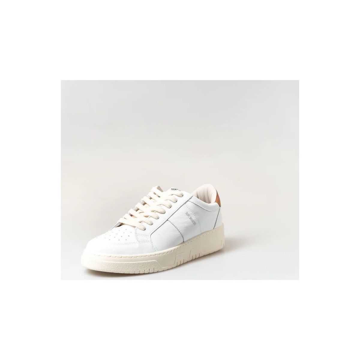 Schuhe Herren Sneaker Saint Sneakers GOLF WHITE/CUOIO-WHITE/CUOIO Weiss