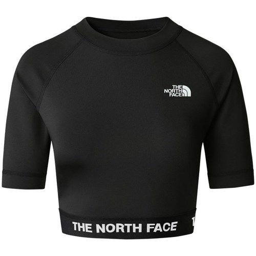 Kleidung Damen T-Shirts The North Face Crop LS Schwarz