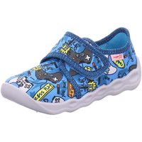 Schuhe Jungen Babyschuhe Superfit Hausschuhe BUBBLE 1-006273-8410 Blau