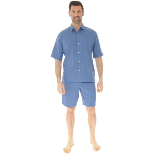Kleidung Herren Pyjamas/ Nachthemden Pilus PHEDOR Blau