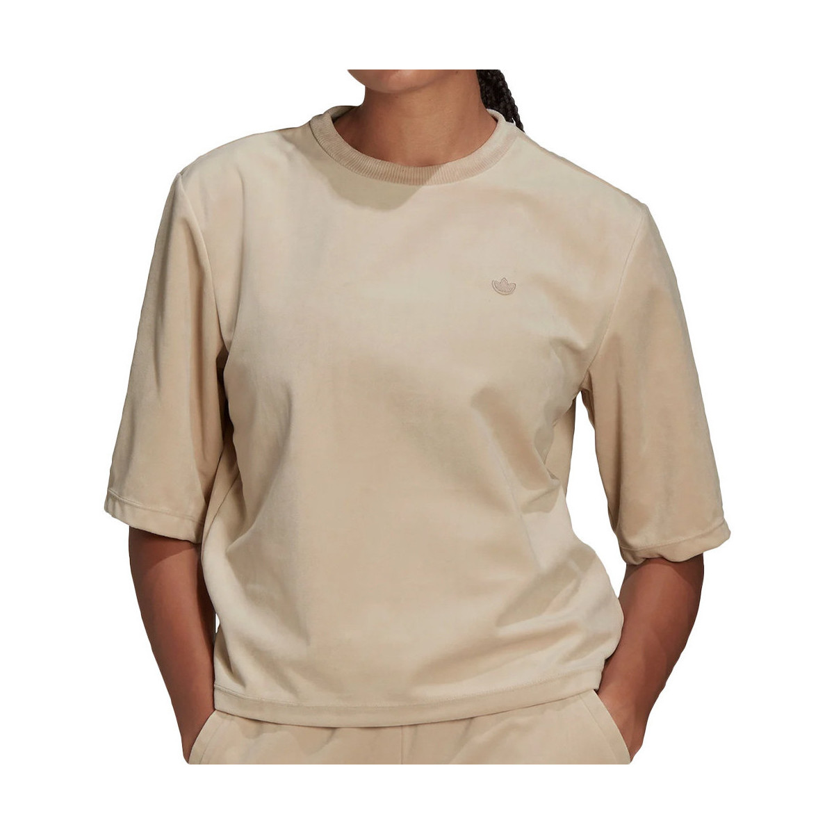 Kleidung Damen T-Shirts & Poloshirts adidas Originals H22833 Beige