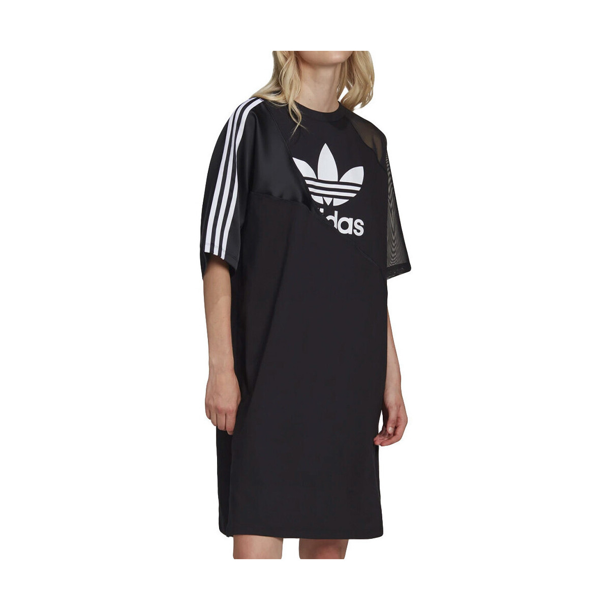 Kleidung Mädchen Kurze Kleider adidas Originals HC0637 Schwarz
