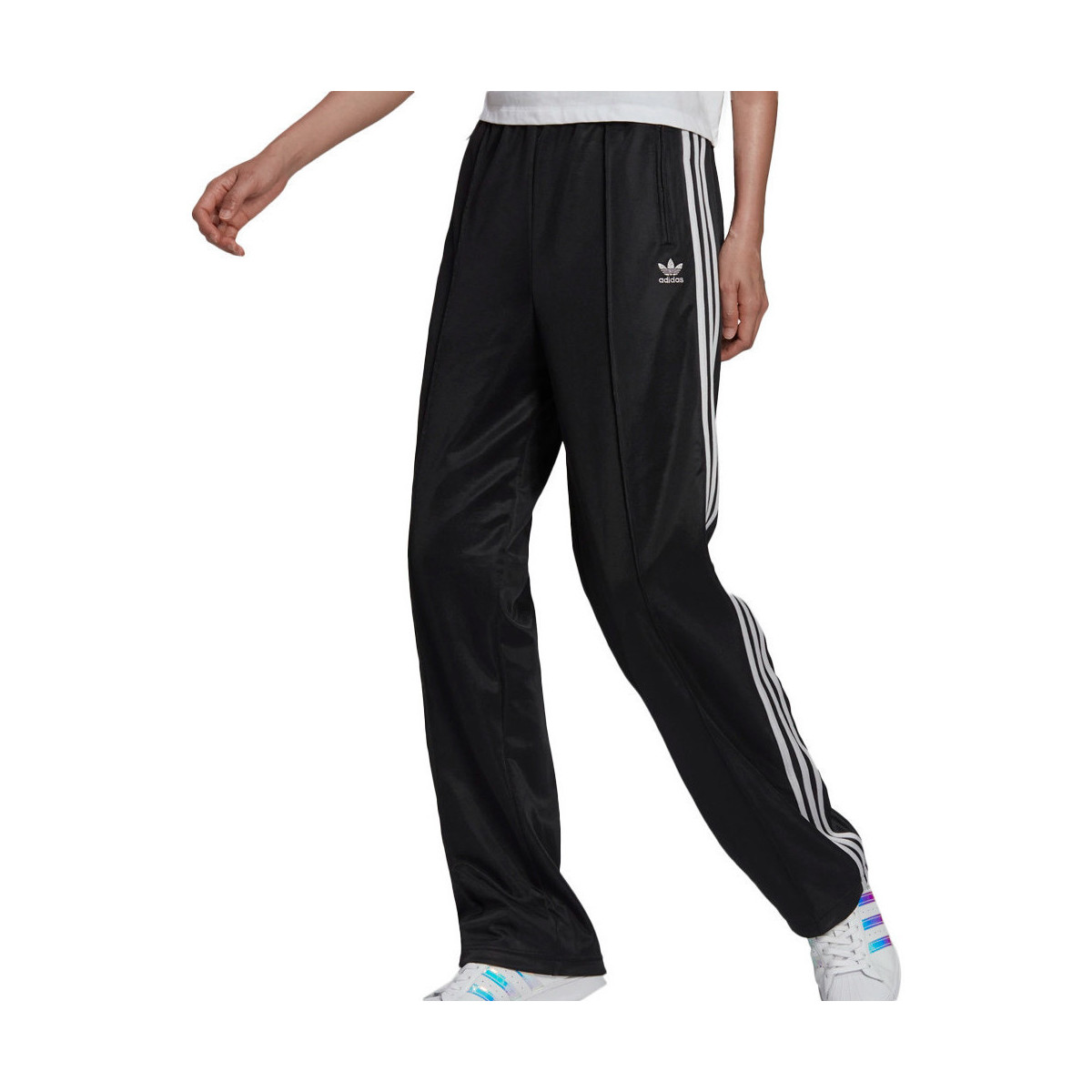 Kleidung Mädchen Jogginghosen adidas Originals HF7528 Schwarz