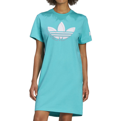 Kleidung Mädchen Kurze Kleider adidas Originals HE2216 Blau