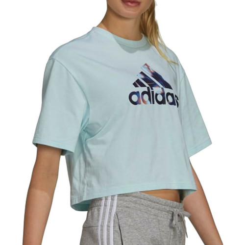 Kleidung Damen T-Shirts & Poloshirts adidas Originals GS3886 Blau