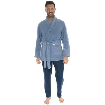 Kleidung Herren Pyjamas/ Nachthemden Pilus ALASKA Blau