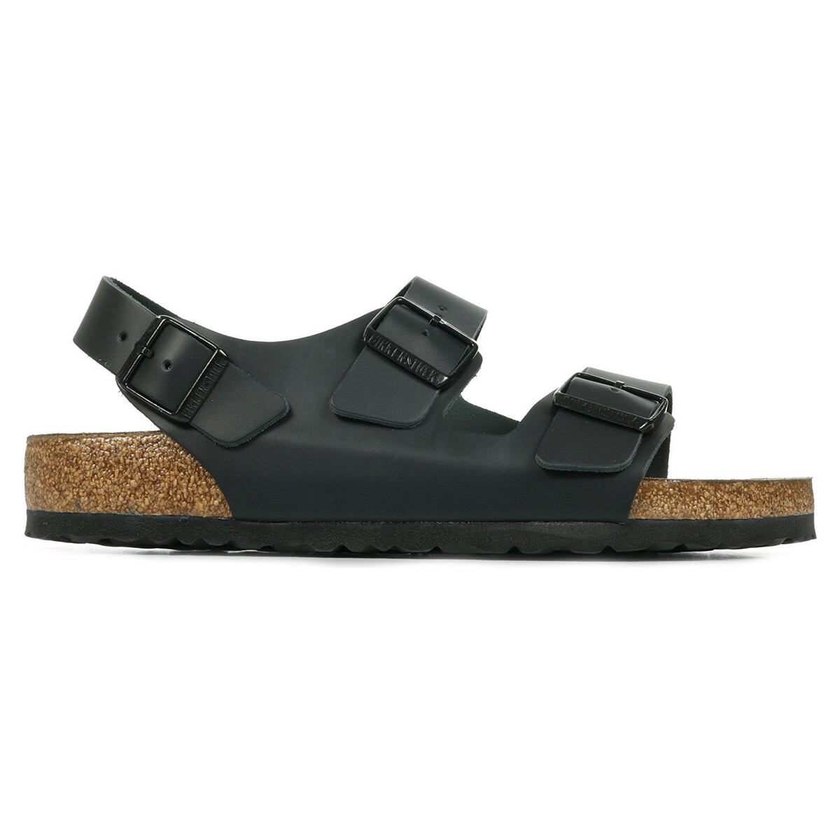 Schuhe Herren Sandalen / Sandaletten Birkenstock Milano Bs Smooth Leather Schwarz