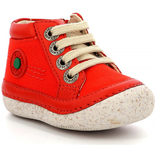 Schuhe Jungen Boots Kickers Sonistreet Rot