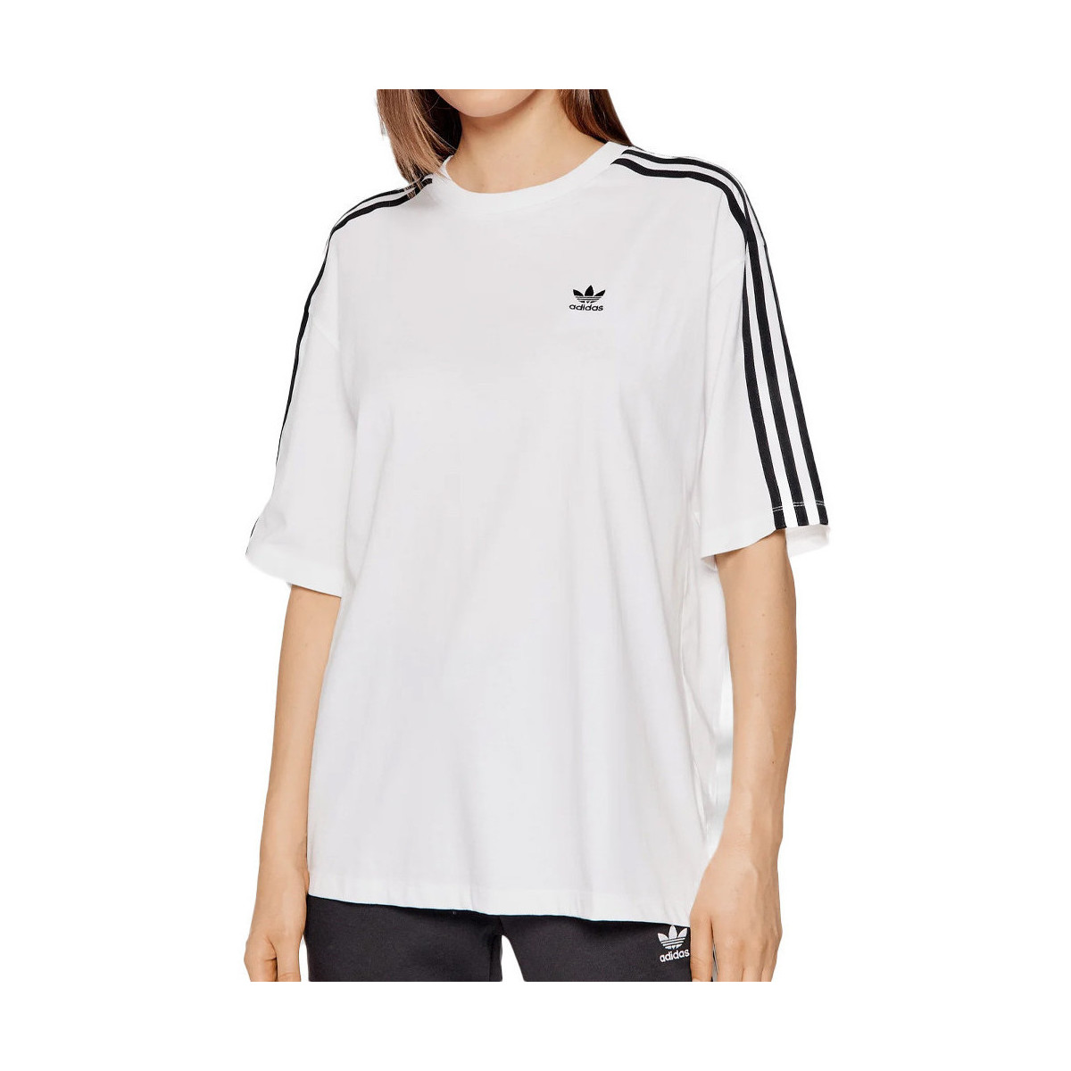 Kleidung Mädchen T-Shirts & Poloshirts adidas Originals H37796 Weiss