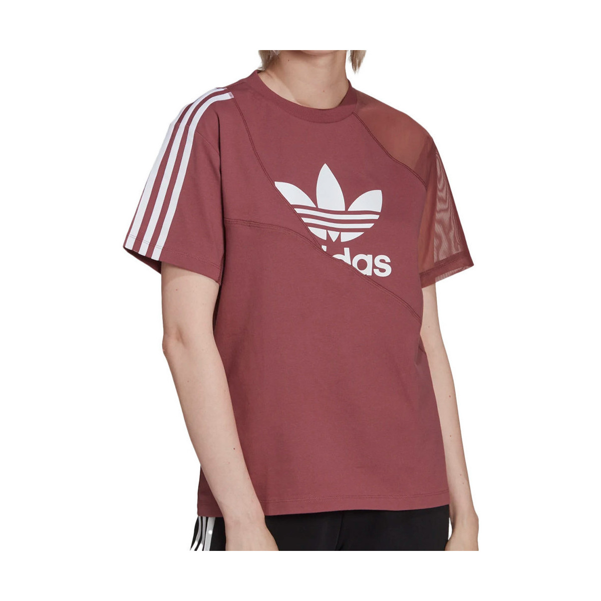 Kleidung Damen T-Shirts & Poloshirts adidas Originals HC7044 Rot