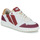 Schuhe Damen Sneaker Low Caval SPORT SLASH PURPLE CARAMEL Weiss / Bordeaux