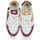 Schuhe Damen Sneaker Low Caval SPORT SLASH PURPLE CARAMEL Weiss / Bordeaux