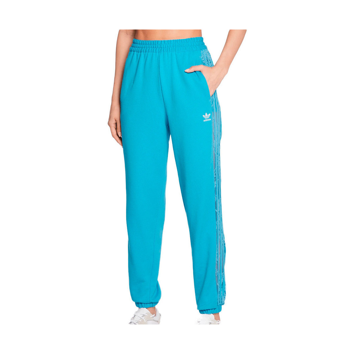 Kleidung Mädchen Jogginghosen adidas Originals HC4578 Blau