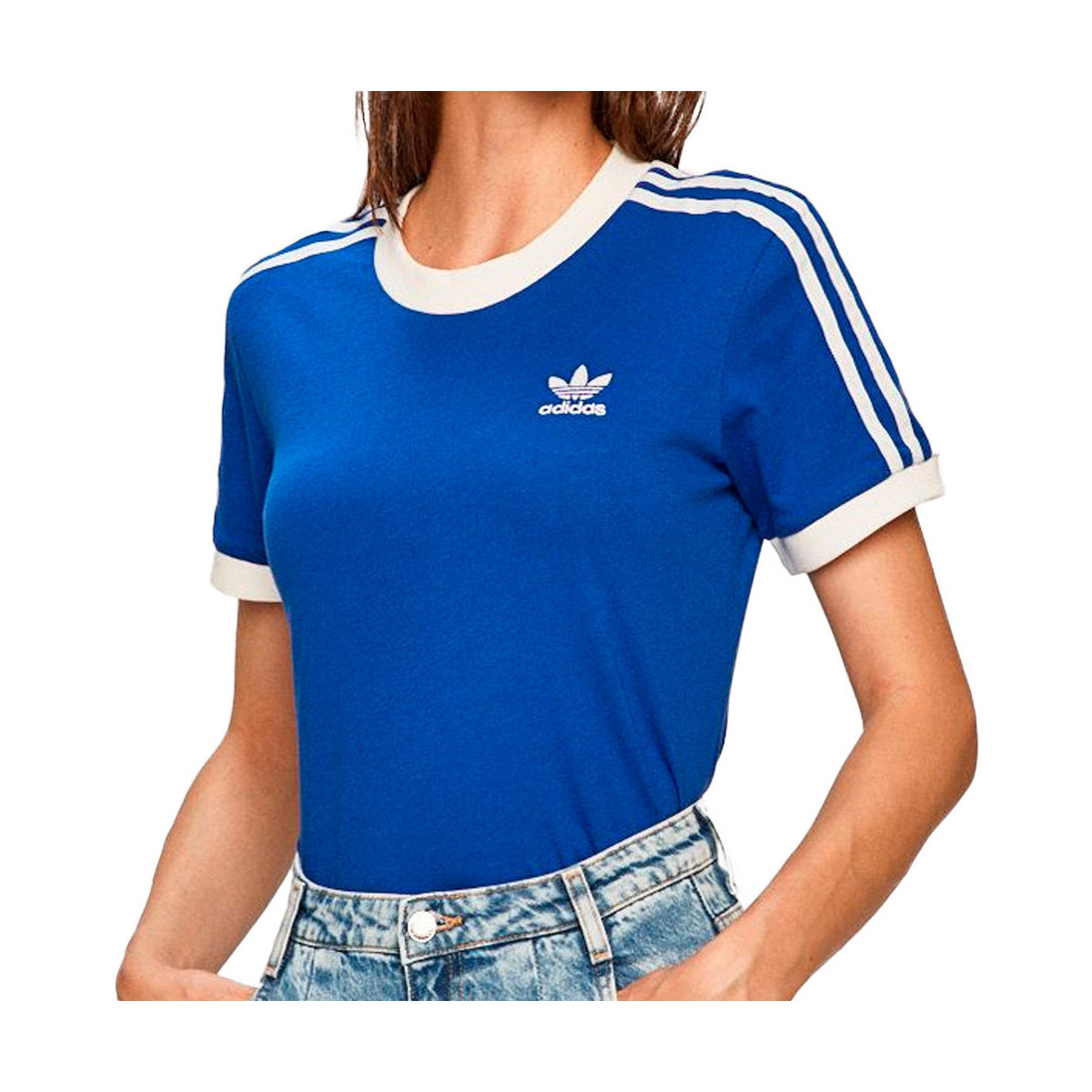 Kleidung Damen T-Shirts & Poloshirts adidas Originals GD2442 Blau